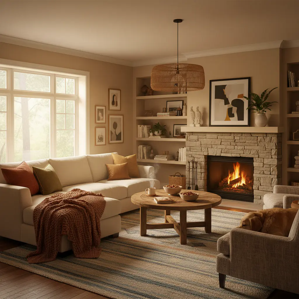 Cozy Living Room Renovation